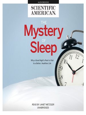 cover image of The Mystery of Sleep